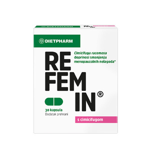 Dietpharm Refemin – kapsule za menopauzu i hormonalnu ravnotežu, 30 kom