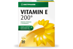 Dietpharm Vitamin E 200 – kapsule za zaštitu ćelija, 30 kom