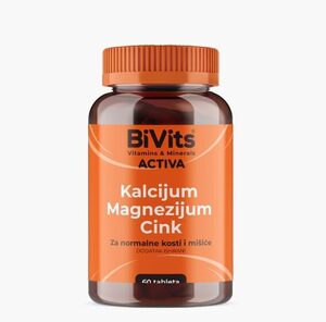 Bivits Activa Ca-Mg-Zink tablete A60