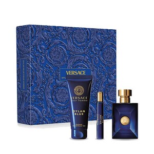 Versace Dylan Blue Pour Homme Eau de Toilette poklon set – muški parfem (100 ml + 10 ml + pouch)