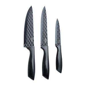 Karaca set noževa Ekstra Koruma, 3 komada, crni
