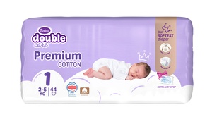 Violeta Air Dry Premium Cotton pelene Newborn 44/1 + maramice 99% voda 20 kom