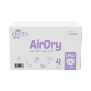 Violeta Air Dry Double Care pelene Maxi 4 Jumbo 180 kom (8–14 kg) Monthly Pack