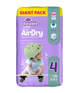 Violeta Air Dry Double Care pelene veličina 4 GIANT Pack 120 kom (7–18 kg)
