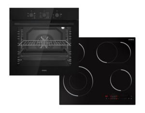 VIVAX HOME ugradbeni set EDGE LINE pećnica BO-806BFTM G + ploča BH-04MDOVC