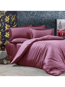 Dupla posteljina Alena Linens Bordo 200x220 cm – Pamuk/Poliester