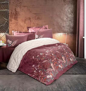 Dupla posteljina Feminen Bordo 200x220 – 100% pamuk