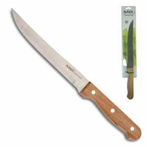 Kuhinjski nož s drvenom drškom 20 cm