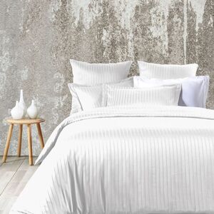 Satenska posteljina Exlusive line set 200x220cm, bijela