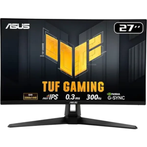 ASUS TUF Gaming monitor VG27AQM5A, 27" Fast IPS QHD 2560x1440, 300Hz, 0.3ms, AMD FreeSync Premium, NVIDIA G-Sync Compatible