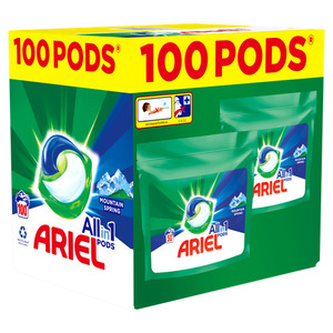 ARIEL kapsule za pranje veša Mountain Spring 100 kom (2x50)