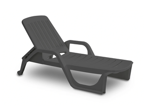 BICA vrtna ležaljka Zanzibar – grafit siva