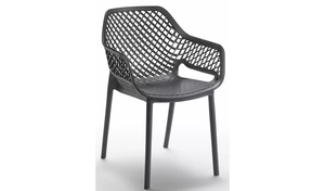 BICA Aria vrtna stolica grafit siva