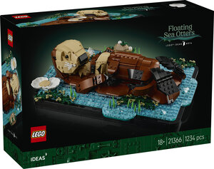 LEGO® Ideas Morske vidre na vodi 21366