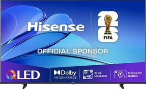 Hisense QLED televizor 75E7Q, 4K Ultra HD, VIDAA U9 Smart TV, Dolby Atmos, DTS Virtual X, Crni