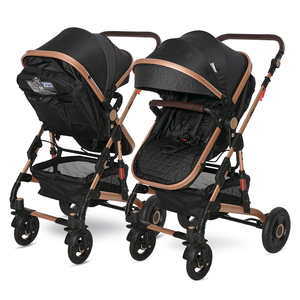 LORELLI dječja kolica 2u1 Alba Premium Pearl Black