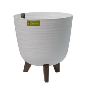 GARDINO saksija Finesa sa nogarama 20 cm Bijela