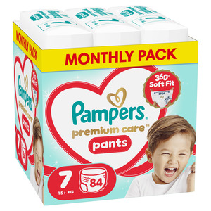 Pampers Pants pelene gaćice veličina 7 Extra Large Mega Pack 84 kom (15+ kg)