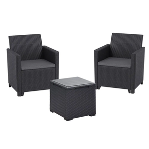 KETER Marie Vigo balkonski set grafit sivi – za balkon i terasu