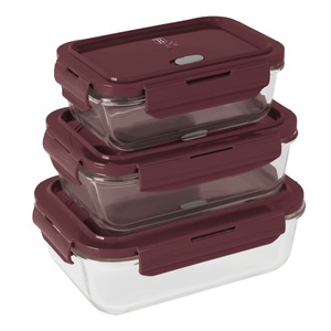 Berlinger Haus set staklenih posuda sa hermetičkim poklopcima 3/1 Leonardo Collection – BH/8790