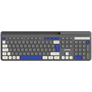 CANYON tastatura HKB-W03 EN AAA Wireless Grey