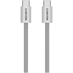 CANYON kabel  60MG C-C 60W Magnet Braided 1m Light Grey