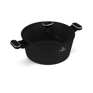 Berlinger Haus šerpa s poklopcem 28 cm 6.3 L Black Rose Collection – BH/8359