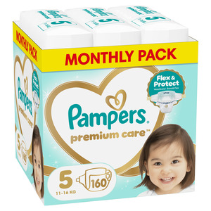 Pampers Premium Care pelene veličina 5 (Junior) Mega Box 160 kom (11–16 kg)