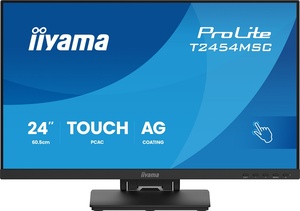 iiyama monitor T2454MSC-B3AG, 23.8" FHD IPS Touch Anti-Glare, 4ms, 300 nits, HDMI, DP, USB, zvučnici, Full Ergo, VESA