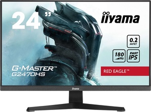 iiyama monitor G-MASTER G2471HS-B1 Gaming, 23.8" FHD Fast IPS, 240Hz, 0.3ms, 350 nits, Adaptive Sync, HDR10, HDMI, DP, zvučnici, VESA