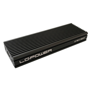 LC-Power LC-M2-C-MULTI-2 USB 3.2 Gen. 2x1 Type C M.2SSD Enclosure,SATA&nvme