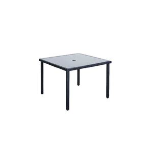 Green Bay vrtni stol Avola – crni, 100 × 100 cm