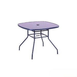 Green Bay vrtni stol Faro – 90 × 90 cm, crno/sivi