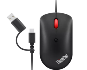 Lenovo miš ThinkPad USB-C Wired Compact, 4Y51D20850