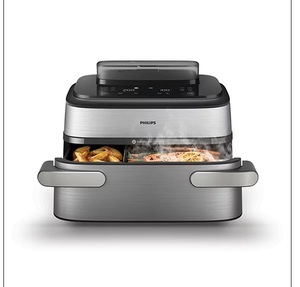 PHILIPS friteza na vrući zrak NA565/02 s funkcijom kuhanja na paru, 2750 W, 9.5 L