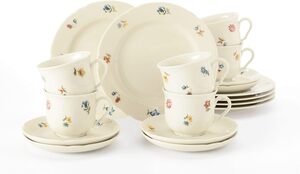 Seltmann Weiden set za kafu i desert Marieluise Ivory 18/1 porculan