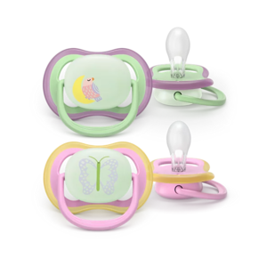 PHILIPS AVENT duda varalica ultra air night girl 6-18m / 2 komada / SCF376/29