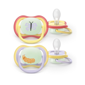 PHILIPS AVENT duda varalica ultra air night girl 0-6m / 2 komada / SCF376/25