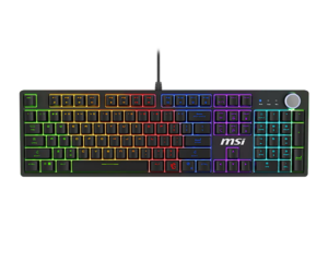 MSI Forge Mehanička Gaming Tastatura GK320 Red US, hot-swap, RGB, metalni poklopac