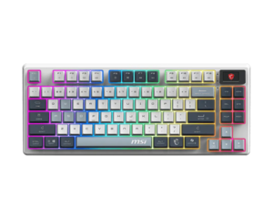 MSI Forge GK600 TKL Bežična Gaming Tastatura Wireless Sky US, mehanička, hot-swap, PBT, LCD zaslon