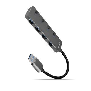 AXAGON USB Hub HUE-MSA 4x USB 3.2 Gen 1 5Gbps 0,2m