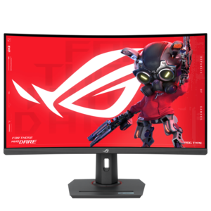 ASUS ROG Strix XG32WCMS gaming monitor, 31.5", QHD, VA, Curved, USB-C, HDMI, DP, 280Hz, 1ms