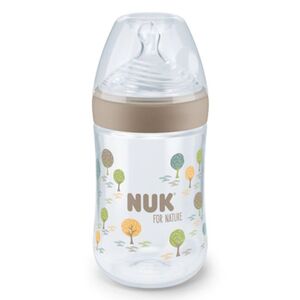 NUK For Nature PP bočica sa indikatorom temperature 260 ml 0m+, bež