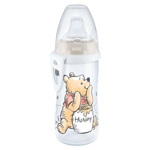NUK Active čaša sa silikonskim nastavkom Winnie the Pooh Medo 300 ml 12m+