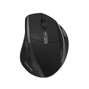 CANYON miš OnClick 17, Ergonomic 6 buttons, 1600 DPI, Wireless Black