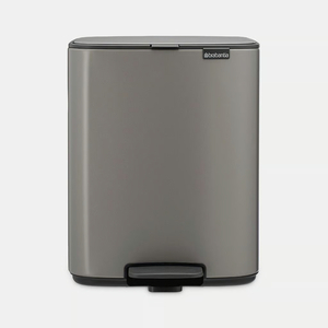 Brabantia Bo Pedal kanta za smeće 12L, platinum / 238062