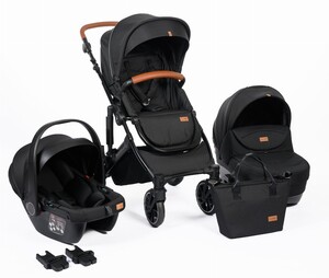 FreeON Trio Comfort modularna dječja kolica 3 u 1, crna