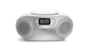 PHILIPS radio CD TAZ2000, FM radio, USB, Bluetooth, 3.5mm, sivi