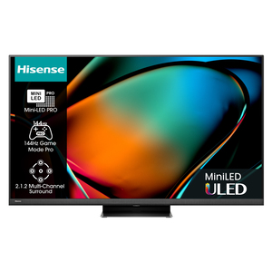 Hisense Mini LED televizor 75U8KQ, 4K Ultra HD, Smart TV, VIDAA U7.0, Quantum Dot Colour, 144Hz Game Mode Pro, Sivi