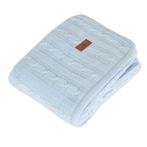 CANGAROO dekica za bebe Sherpy, Blue, 75 x 100 cm
